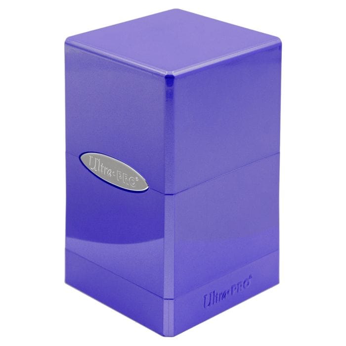 Ultra Pro Deck Box: Satin Tower: Hi - Gloss Amethyst - Lost City Toys
