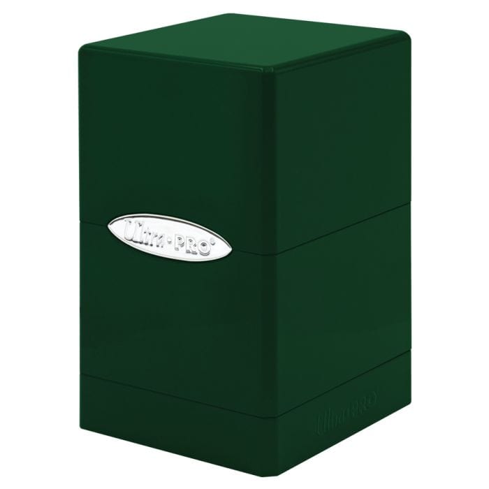 Ultra Pro Deck Box: Satin Tower: Hi - Gloss Emerald - Lost City Toys