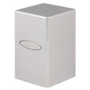 Ultra Pro Deck Box: Satin Tower: Metallic Silver - Lost City Toys