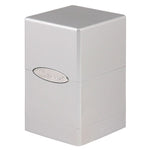 Ultra Pro Deck Box: Satin Tower: Metallic Silver - Lost City Toys