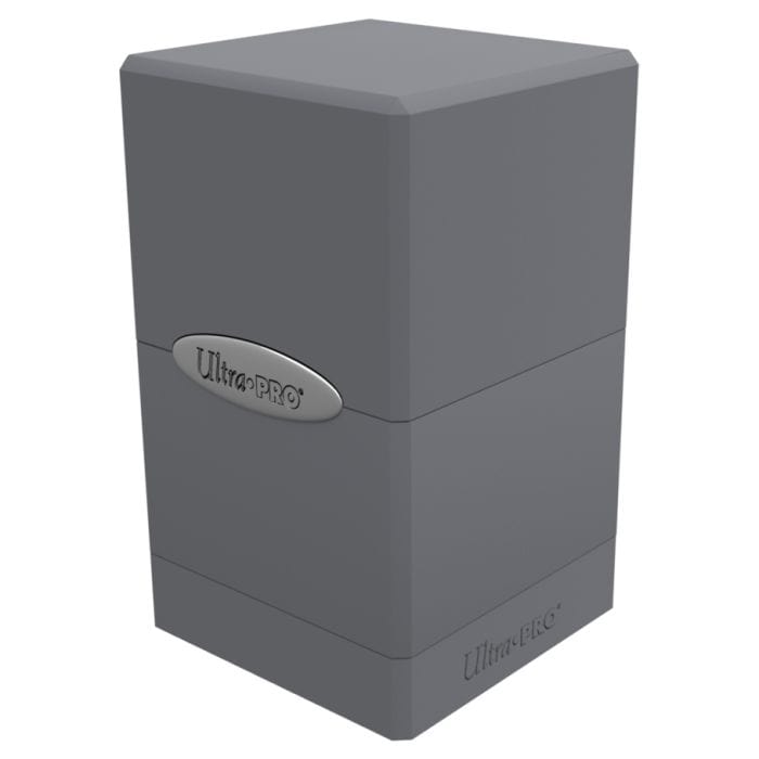 Ultra Pro Deck Box: Satin Tower: Smoke Grey - Lost City Toys