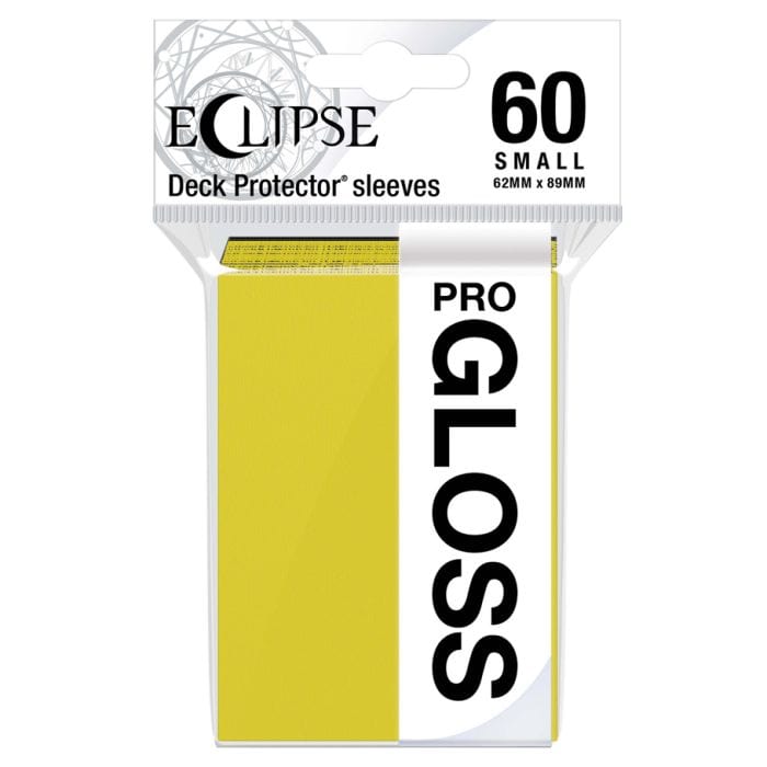 Ultra Pro Deck Protector: Eclipse Gloss: Small Lemon Yellow (60) - Lost City Toys