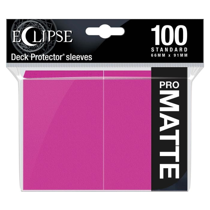 Ultra Pro Deck Protector: Eclipse: Matte Hot Pink (100) - Lost City Toys