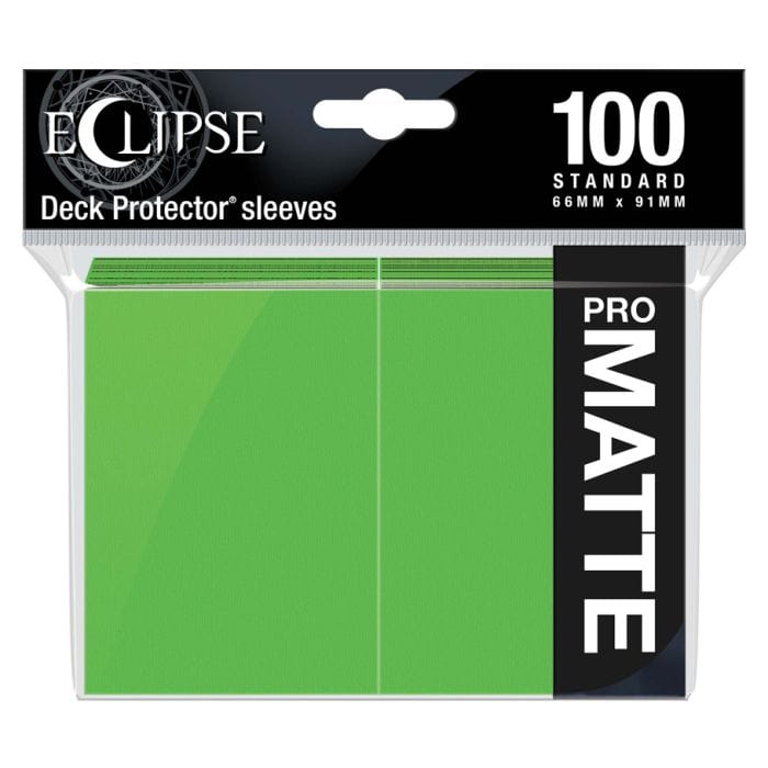 Ultra Pro Deck Protector: Eclipse: Matte Lime Green (100) - Lost City Toys