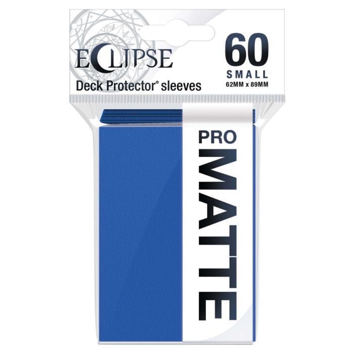 Ultra Pro Deck Protector: Eclipse: Matte Small Pacific Blue (60) - Lost City Toys