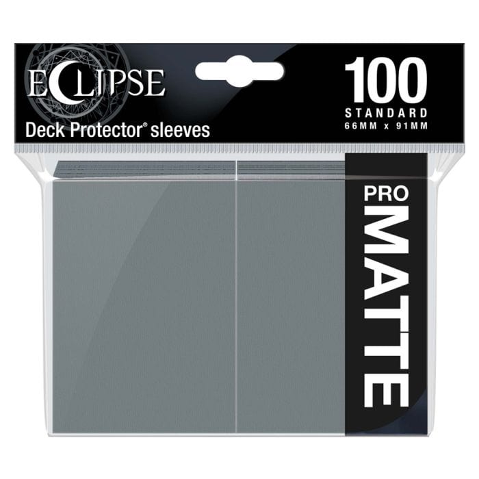 Ultra Pro Deck Protector: Eclipse: Matte Smoke Grey (100) - Lost City Toys