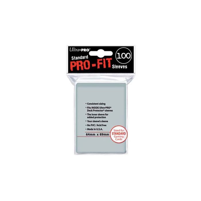 Ultra Pro Deck Protector: PRO: Fit Clear (100) - Lost City Toys