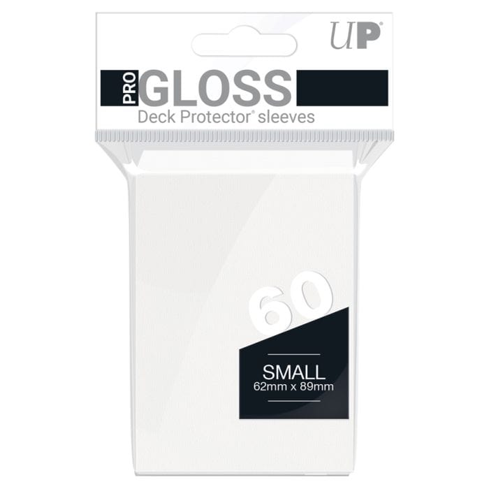 Ultra Pro Deck Protector: PRO: Gloss Small Solid White (60) - Lost City Toys