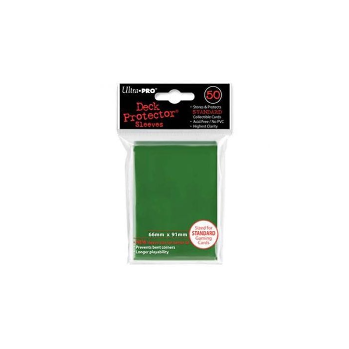 Ultra Pro Deck Protector: PRO: Gloss Solid Green (50) - Lost City Toys