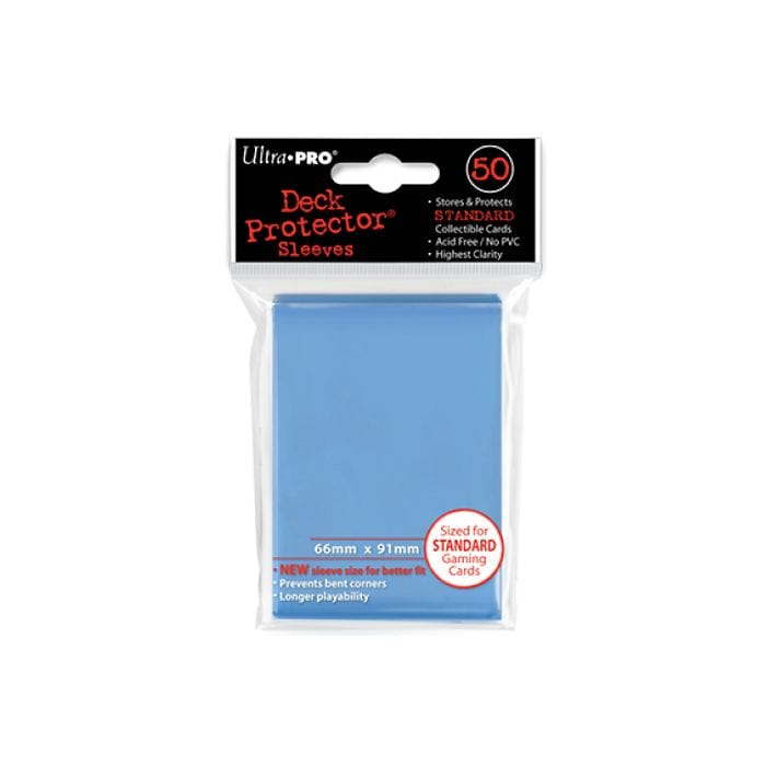 Ultra Pro Deck Protector: PRO: Gloss Solid Light Blue (50) - Lost City Toys
