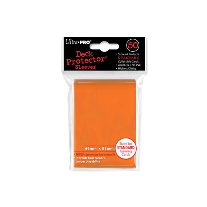 Ultra Pro Deck Protector: PRO: Gloss Solid Orange (50) - Lost City Toys