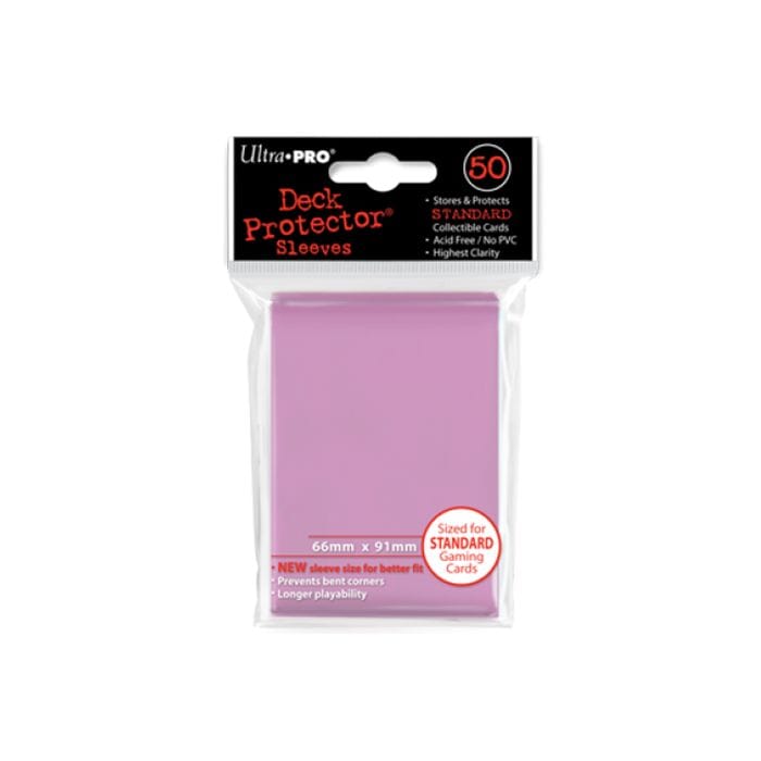 Ultra Pro Deck Protector: PRO - Gloss: Solid Pink (50) - Lost City Toys