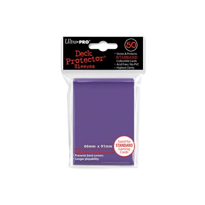 Ultra Pro Deck Protector: PRO: Gloss Solid Purple (50) - Lost City Toys