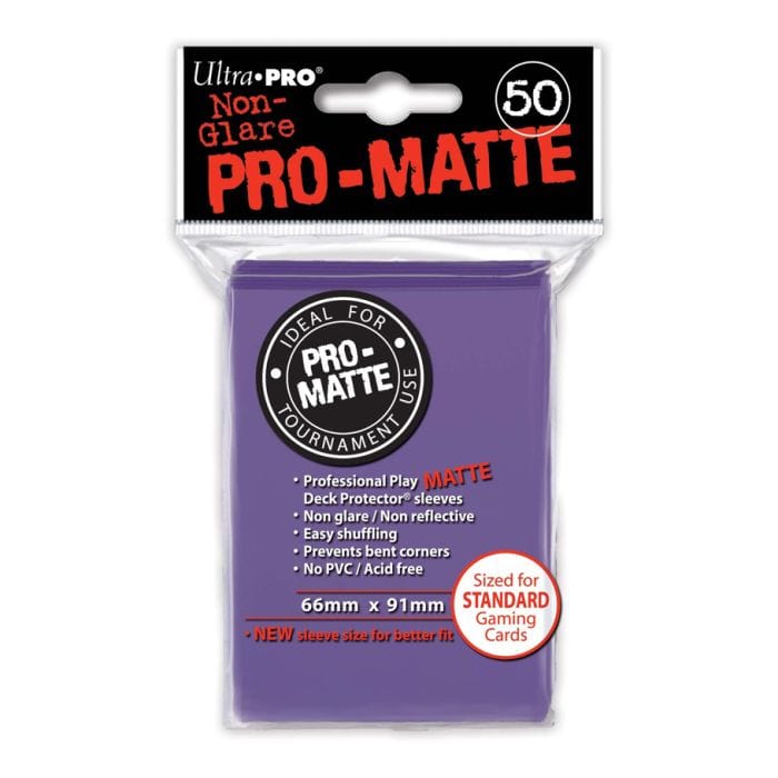 Ultra Pro Deck Protector: PRO: Matte Purple (50) - Lost City Toys