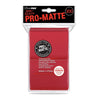 Ultra Pro Deck Protector: PRO: Matte Red (100) - Lost City Toys