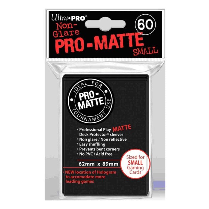 Ultra Pro Deck Protector: PRO: Matte Small Black (60) - Lost City Toys