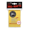 Ultra Pro Deck Protector: PRO: Matte Yellow (50) - Lost City Toys