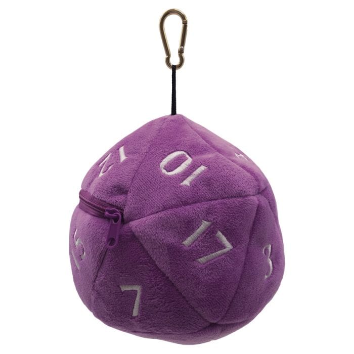 Ultra Pro Dice Bag: d20 Plush: Purple - Lost City Toys