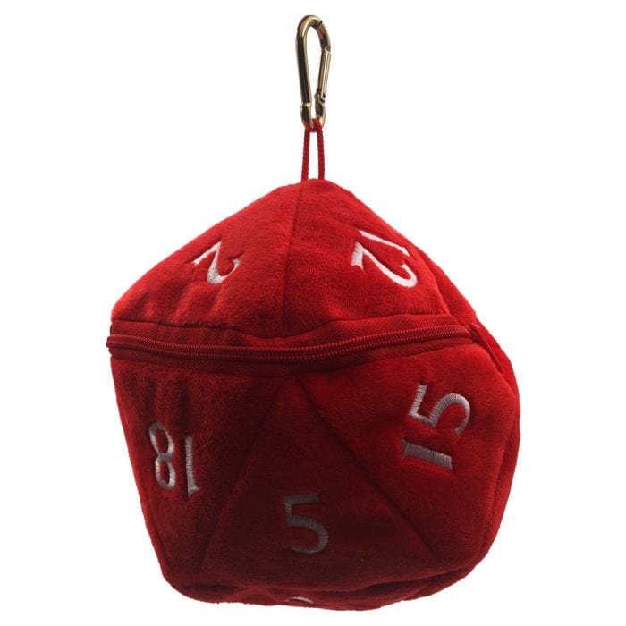 Ultra Pro Dice Bag: d20 Plush: Red - Lost City Toys