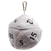 Ultra Pro Dice Bag: d20 Plush: White - Lost City Toys