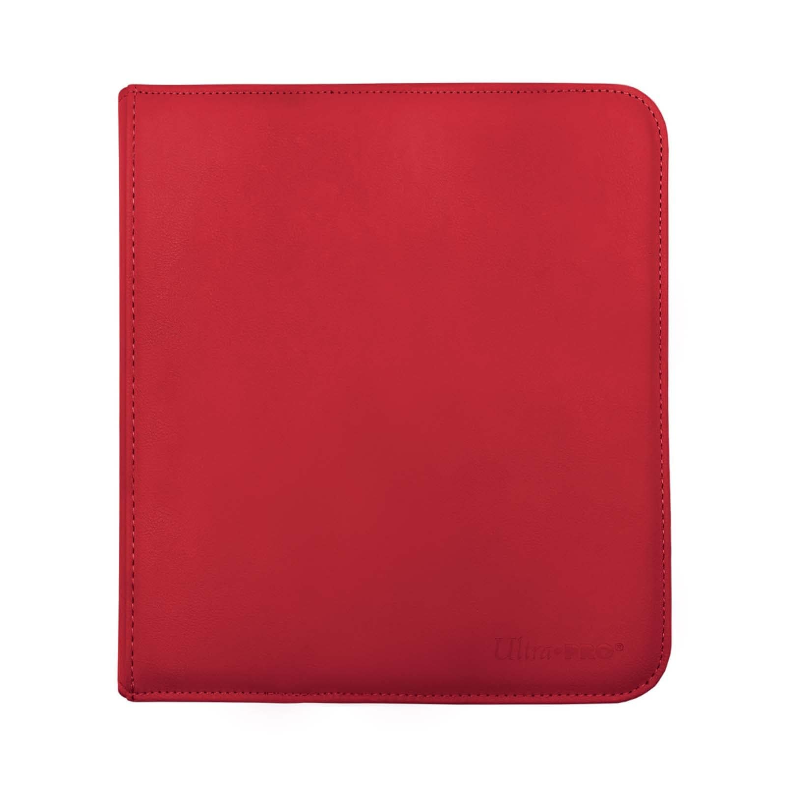 Ultra Pro International Vivid 12 - Pocket Zippered PRO - Binder - Red - Lost City Toys