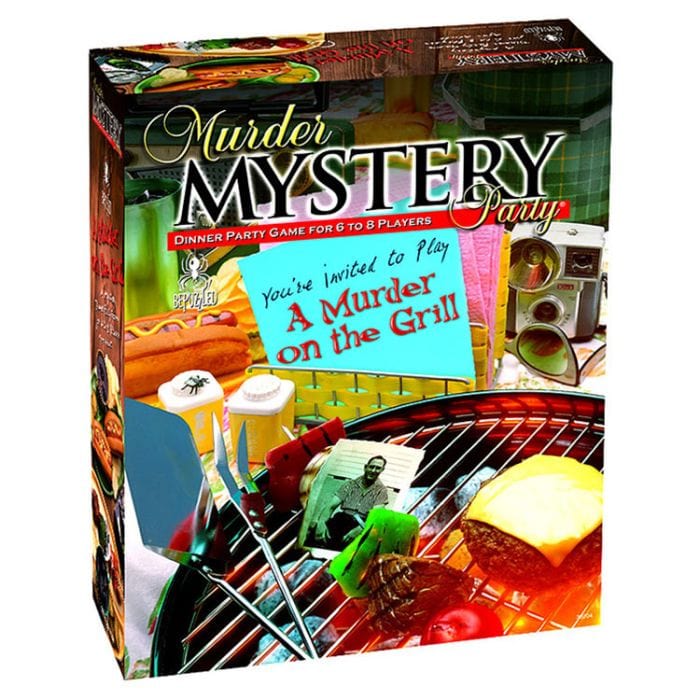 University Games A Murder on the Grill: Murder Mystery Party Game - Lost City Toys