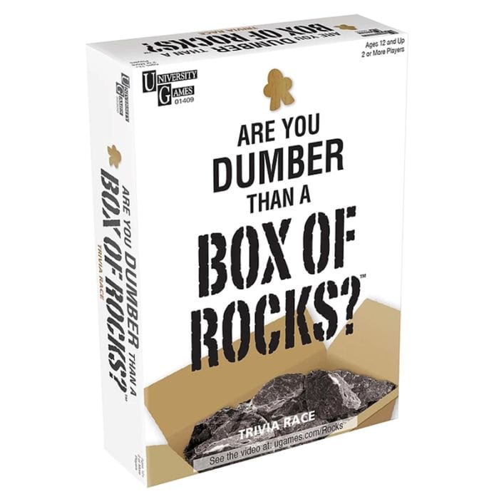 University Games Are You Dumber than a Box of Rocks? - Lost City Toys