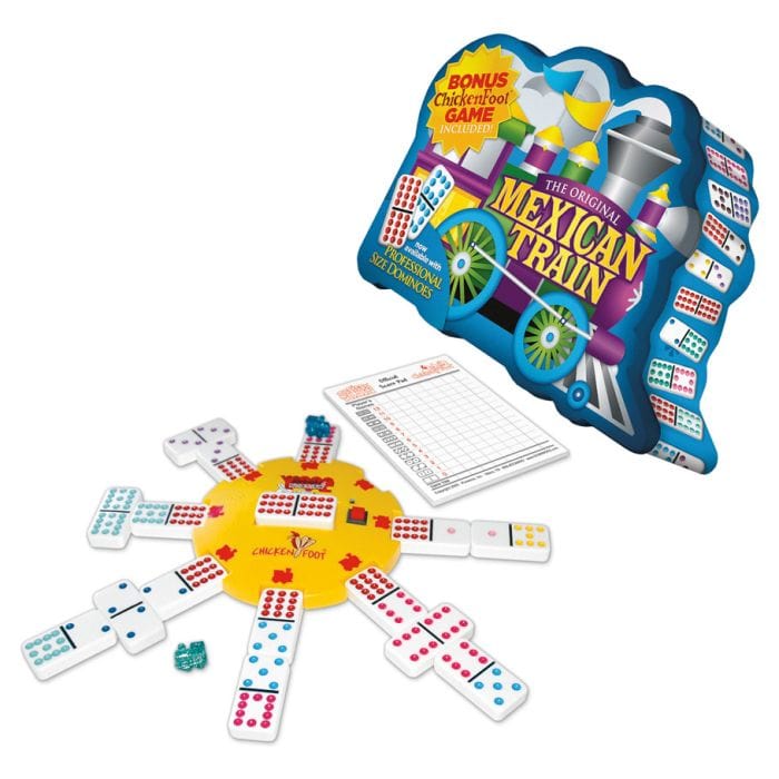 University Games Board Games University Games Mexican Train Deluxe Double 12 (Dots)