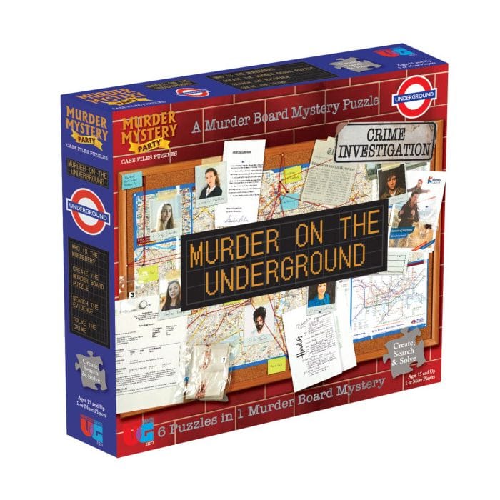 University Games Case File Puzzle: Murder on the Underground - Lost City Toys