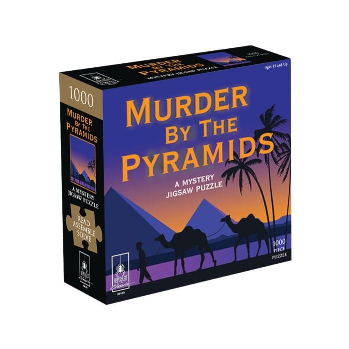 University Games Classic Mystery Jigsaw Puzzle: Murder by The Pyramids - Lost City Toys