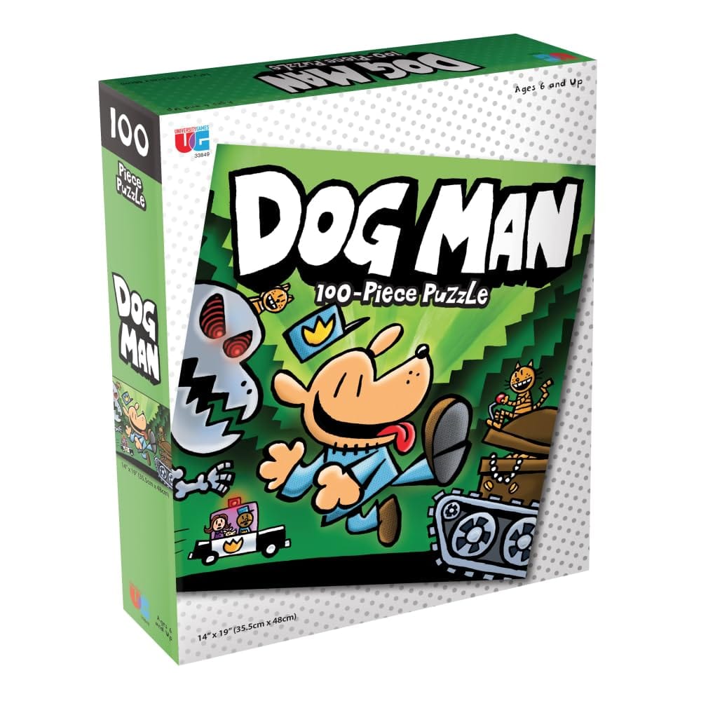 University Games Dog Man Unleashed Puzzle (100 piece) - Lost City Toys