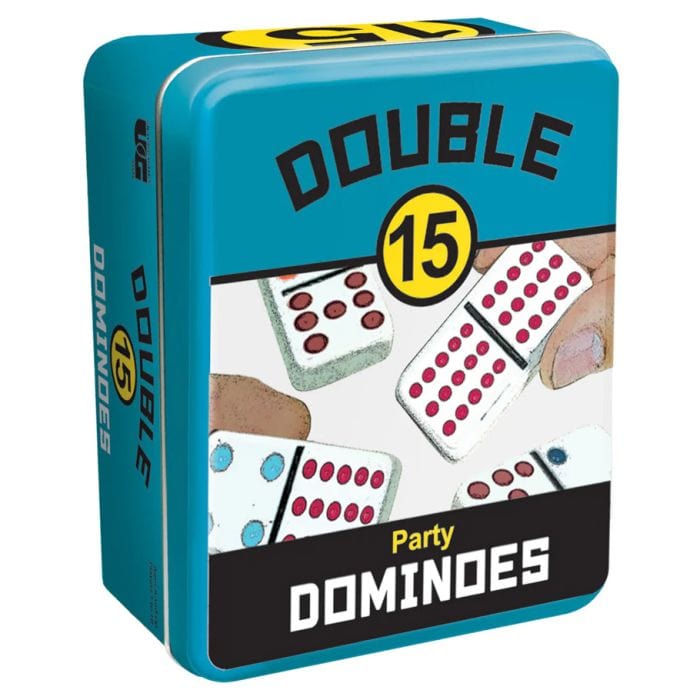 University Games Dominoes: Double 15 Party - Lost City Toys