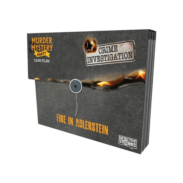 University Games Murder Mystery Party Case Files: Fire in Alderstein - Lost City Toys