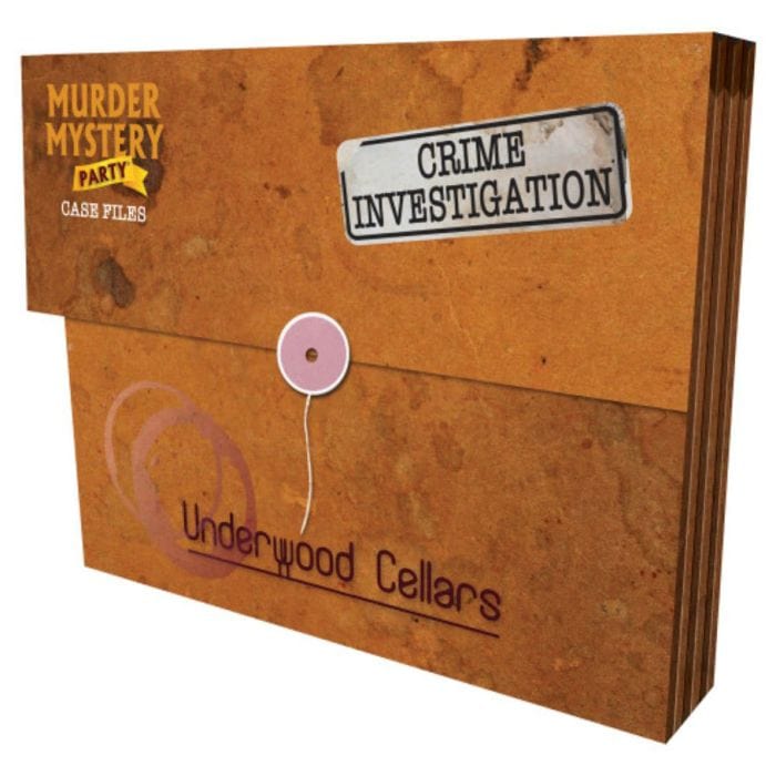 University Games Murder Mystery Party Case Files: Underwood Cellar - Lost City Toys