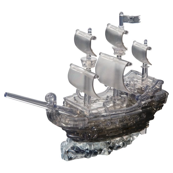 University Games Puzzle: 3D Crystal: Deluxe Pirate Ship BK - Lost City Toys