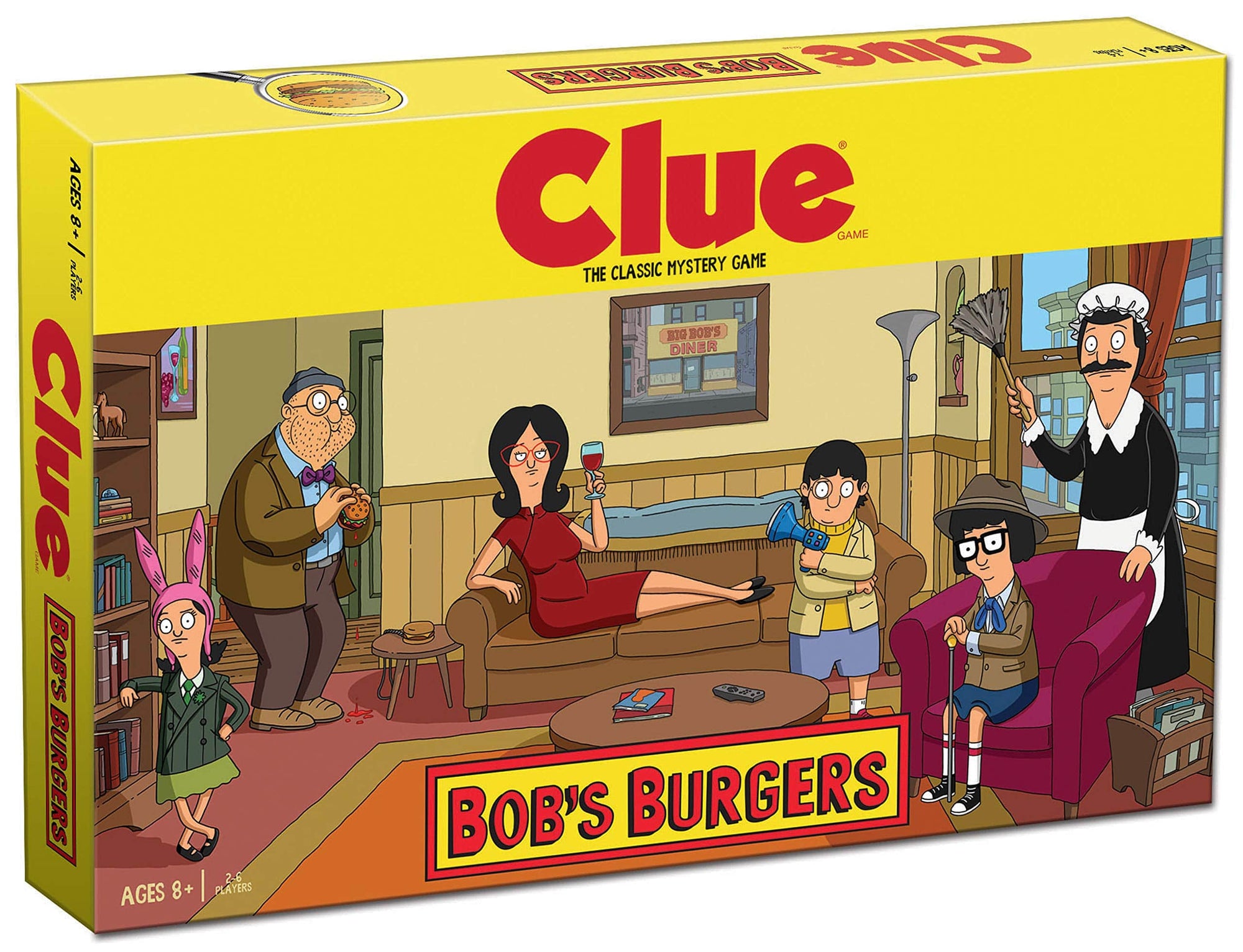 Usaopoly Board Games Usaopoly Clue: Bob`s Burgers