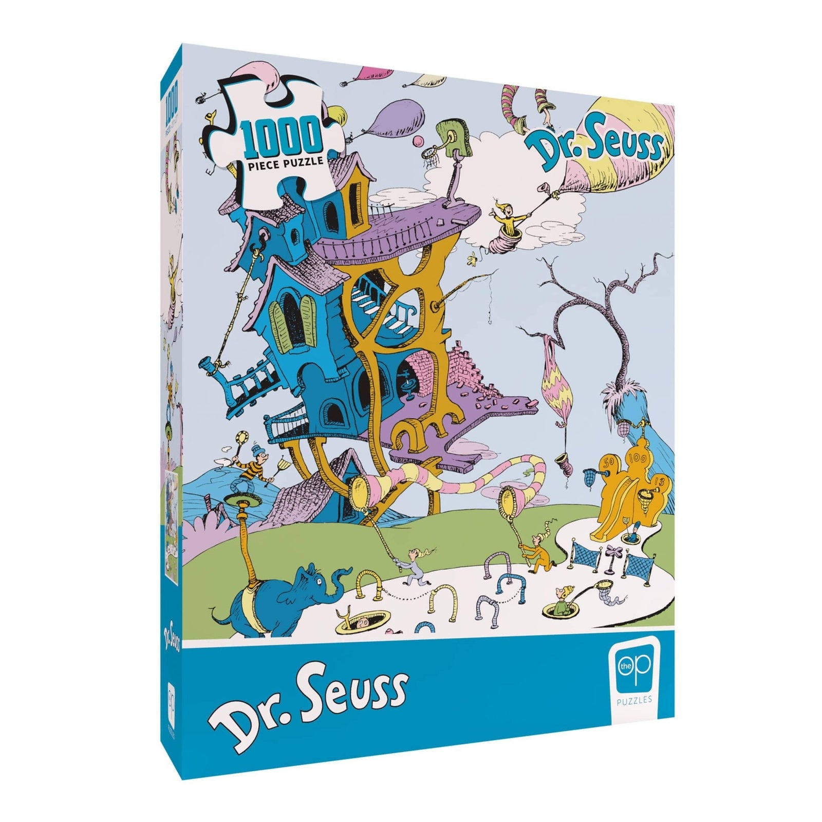 Usaopoly Puzzle: Dr. Seuss - Oh, the Places You`ll Go! 1000pcs - Lost City Toys