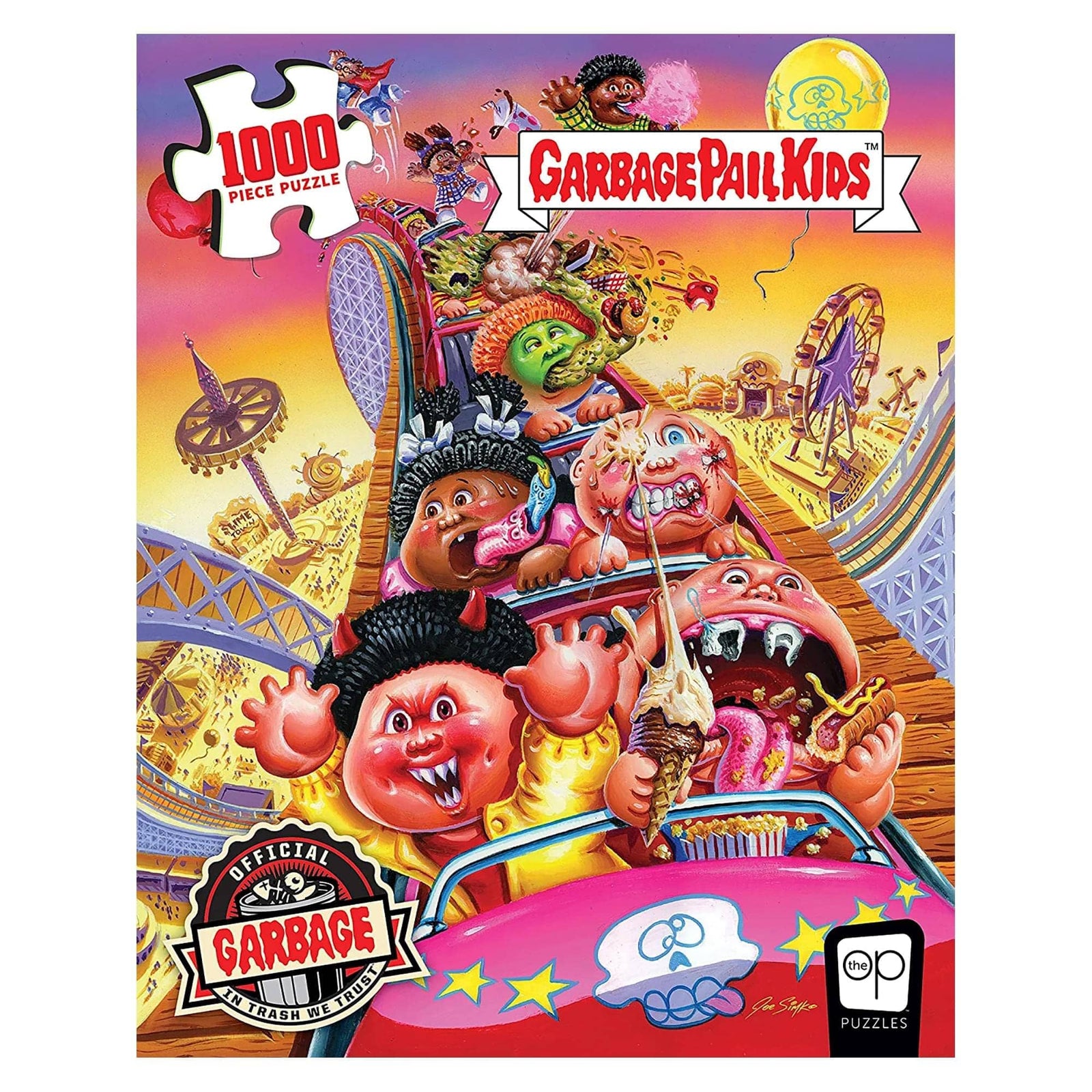 Usaopoly Puzzle: Garbage Pail Kids - Thrills and Chills 1000pcs - Lost City Toys