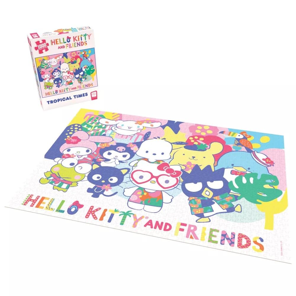 Usaopoly Puzzle: Hello Kitty & Friends - Tropical Times 1000pcs - Lost City Toys