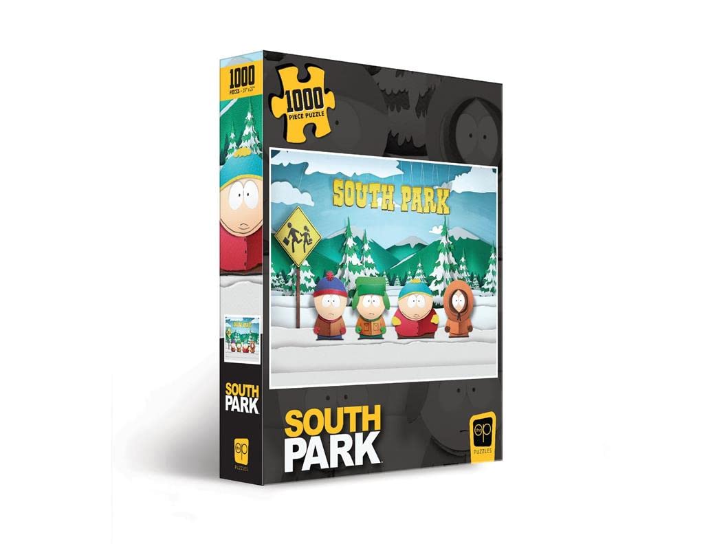 Usaopoly Puzzle: South Park - Paper Bus Stop 1000pcs - Lost City Toys