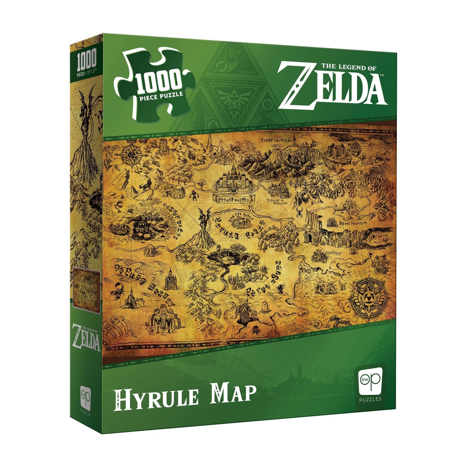 Usaopoly Puzzle: The Legend of Zelda - Hyrule Map 1000pcs - Lost City Toys