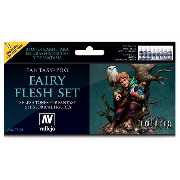 Vallejo Fantasy - Pro: Fairy Flesh Set (8) - Lost City Toys
