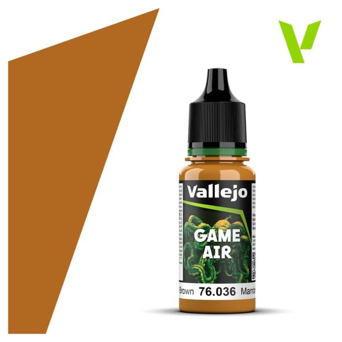 Vallejo Game Air: Bronze Brown 18ml - Lost City Toys