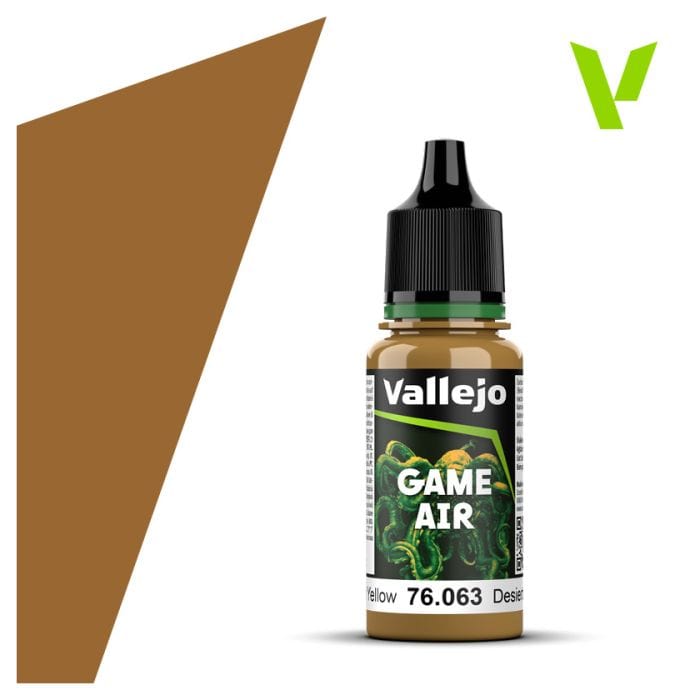 Vallejo Game Air: Desert Yellow 18ml - Lost City Toys
