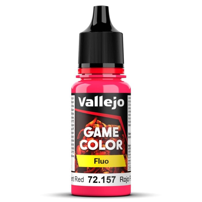 Vallejo GC: Fluorescent: Red 18ml - Lost City Toys