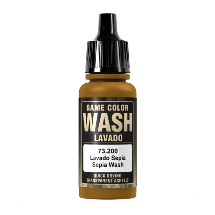 Vallejo GC: Wash: Sepia 18ml - Lost City Toys