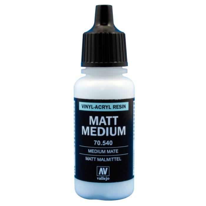 Vallejo MC: Aux: Matte Medium 17ml - Lost City Toys