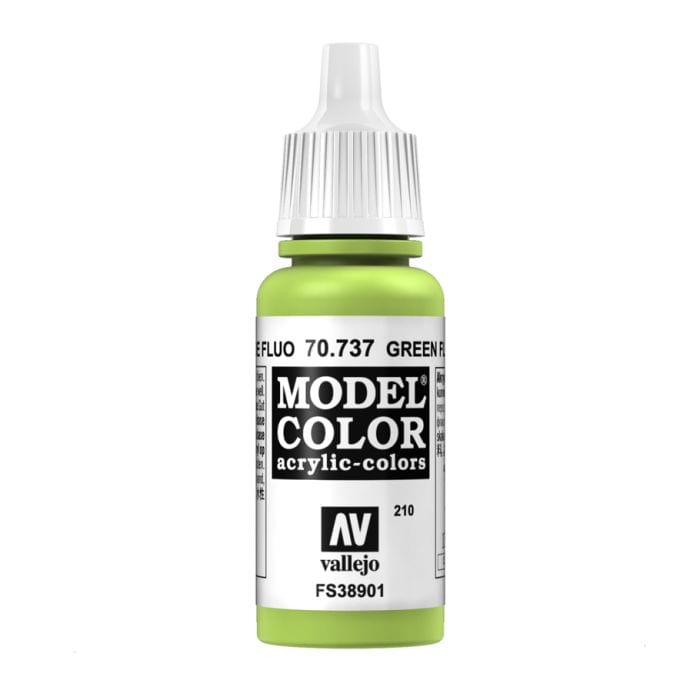 Vallejo MC: Fluorescent: Green 17ml - Lost City Toys