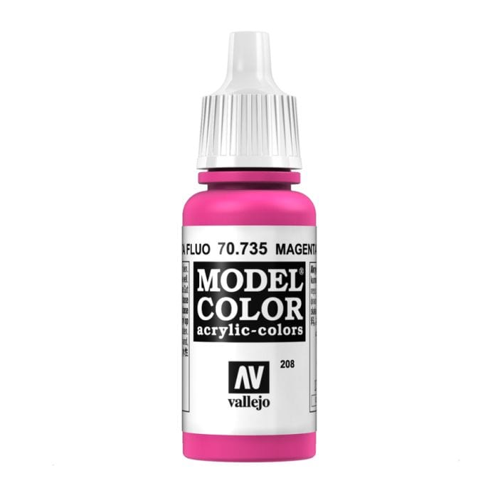 Vallejo MC: Fluorescent: Magenta 17ml - Lost City Toys