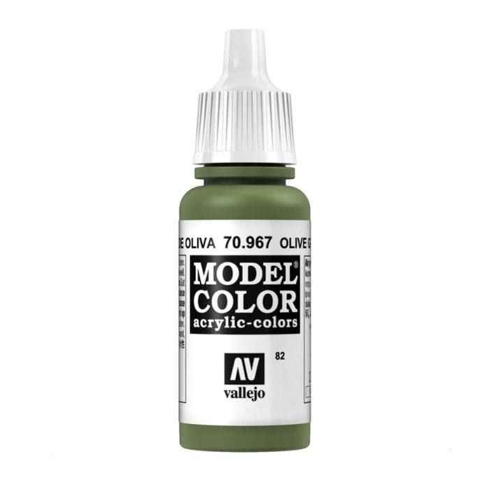 Vallejo MC: Matt: Olive Green 17ml - Lost City Toys